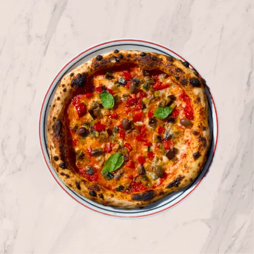 Pizza végétarienne aux légumes à Le Rheu, Le Rheu, DAMA ROSSA